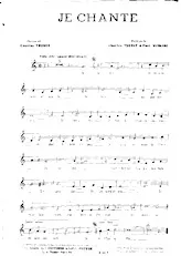 télécharger la partition d'accordéon Je chante (One Step) au format PDF