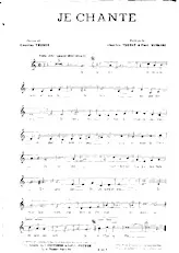 descargar la partitura para acordeón Je chante (One Step) en formato PDF