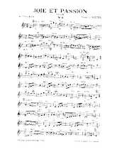 scarica la spartito per fisarmonica Joie et Passion (Valse) in formato PDF
