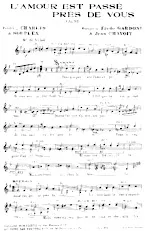 download the accordion score L'amour est passé près de vous (Valse) in PDF format