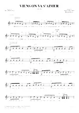 descargar la partitura para acordeón Viens on va s'aimer (Cha cha) en formato PDF