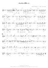 descargar la partitura para acordeón Jardin d'hiver (Chant : Henri Salvador) en formato PDF