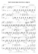 descargar la partitura para acordeón Mon boléro nostalgique en formato PDF