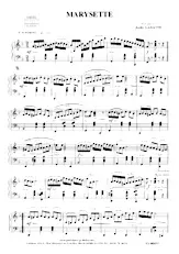 descargar la partitura para acordeón Marysette (Mazurka) en formato PDF