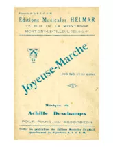 télécharger la partition d'accordéon Joyeuse Marche au format PDF