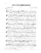 download the accordion score Les champignons (Marche) in PDF format