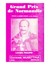 télécharger la partition d'accordéon Grand prix de Normandie (Marche) au format PDF