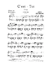 descargar la partitura para acordeón C'est toi (Tango) en formato PDF