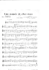scarica la spartito per fisarmonica Une pensée de chez nous (Valse) in formato PDF