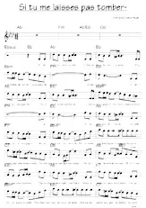 download the accordion score Si tu ne me laisse pas tomber (Relevé) in PDF format