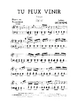 descargar la partitura para acordeón Tu peux venir (Tango) en formato PDF