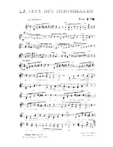 télécharger la partition d'accordéon La java des hirondelles (Orchestration Complète) au format PDF