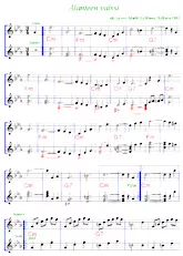 télécharger la partition d'accordéon Alanteen  valssi au format PDF