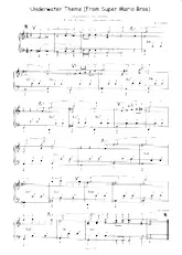 télécharger la partition d'accordéon Mario Underwater (Arrangement pour accordéon chromatique) au format PDF