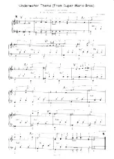 descargar la partitura para acordeón Mario Underwater (Arrangement pour accordéon chromatique) en formato PDF