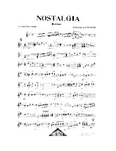 descargar la partitura para acordeón Nostalgia (Boléro) en formato PDF