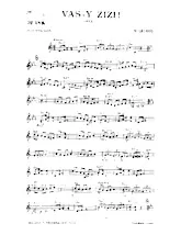 descargar la partitura para acordeón Vas y Zizi (Java) en formato PDF