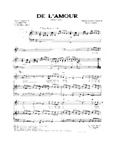 télécharger la partition d'accordéon De l'amour (Solo Noi) (Slow Rock) au format PDF