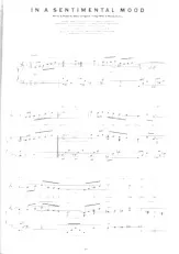 descargar la partitura para acordeón In A Sentimental Mood en formato PDF