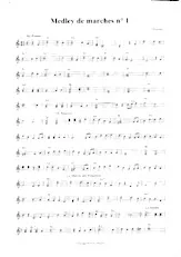 télécharger la partition d'accordéon Medley de Marches n°1  au format PDF