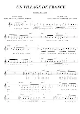 descargar la partitura para acordeón Un village de France (Boléro Ballade) en formato PDF