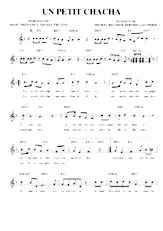 descargar la partitura para acordeón Un petit chacha en formato PDF