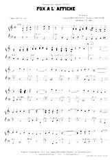 download the accordion score Fox à l'affiche in PDF format