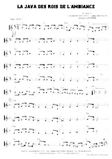 télécharger la partition d'accordéon La java des rois de l'ambiance au format PDF