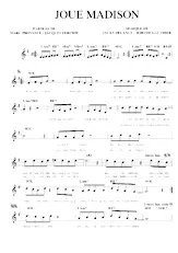 descargar la partitura para acordeón Joue Madison en formato PDF