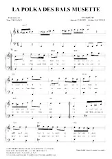 télécharger la partition d'accordéon La polka des bals musette au format PDF