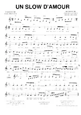 download the accordion score Un slow d'amour in PDF format