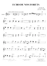 download the accordion score Echo de nos forêts (Valse) in PDF format