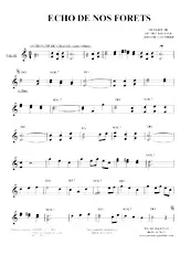 descargar la partitura para acordeón Echo de nos forêts (Valse) en formato PDF