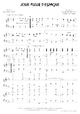 télécharger la partition d'accordéon Jolie fleur d'Espagne (Valse Fandango) au format PDF