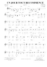 descargar la partitura para acordeón Un jour tout recommence (Valse) en formato PDF