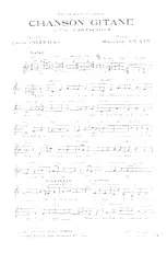 télécharger la partition d'accordéon Chanson gitane (Du film : Cartacahla) (Valse) au format PDF