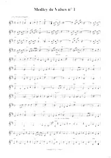 descargar la partitura para acordeón Medley de Valses n°1  en formato PDF