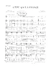 download the accordion score C'est ça la France (Chant : Rika Zaraï) (Marche) in PDF format