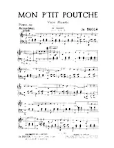 télécharger la partition d'accordéon Mon p'tit poutche (Valse) au format PDF
