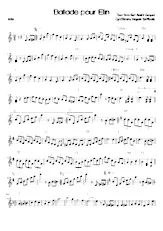 scarica la spartito per fisarmonica Ballade pour Elin in formato PDF
