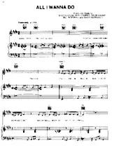 download the accordion score All I Wanna Do in PDF format