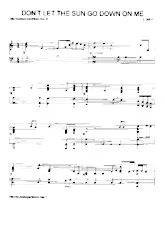 télécharger la partition d'accordéon Don't Let The Sun Go Down On Me (Sans paroles) au format PDF
