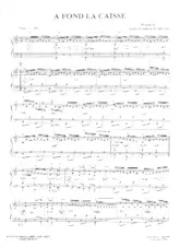 download the accordion score A fond la caisse in PDF format