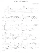 télécharger la partition d'accordéon Foolish Games (Slow) au format PDF