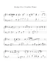 télécharger la partition d'accordéon Bridge Over Troubled Water (Piano Solo) au format PDF