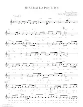 download the accordion score Je serai là pour toi (Slow) in PDF format
