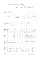 descargar la partitura para acordeón It's a long long way to Tipperary en formato PDF