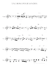 download the accordion score Une rose pour sandra in PDF format