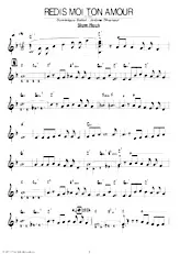 télécharger la partition d'accordéon Redis moi ton amour (Slow Rock) au format PDF