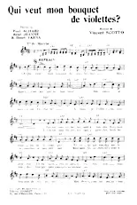 download the accordion score Qui veut mon bouquet de violettes (Marche Chantée) in PDF format